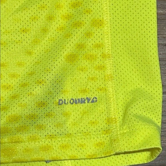 Champion DuoDry Men's Neon Yellow Athletic Shirt - Medium - Picture 4 of 5